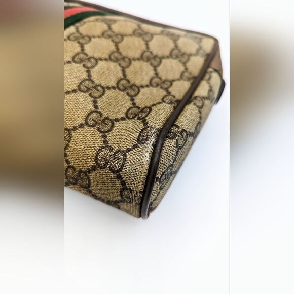 Gucci GG Canvas Web Sherry Line Clutch Bag - Picture 10 of 14